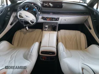 2023 Genesis G80 z VIN KMTGE4S1XPU005594, wystawiony jako Copart lot #59148875 z przebiegiem 20 576 mil mil oraz Nie do naprawy • Non repairable. Historia ofert i sprzedaży dostępna na DreamBid. Obrazek 8.