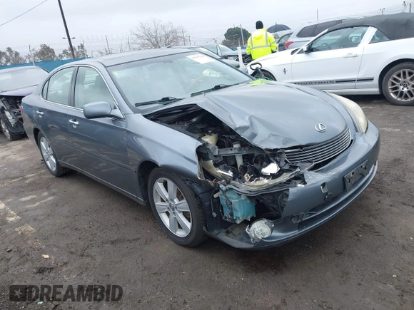 2005 Lexus ES 330 with VIN JTHBA30G055137002, listed as a IAAI auction lot 41547124 with 145,049 mi miles. Bid and sale history available at carsss.com. Image 1.