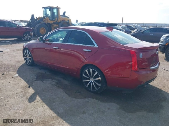 2017 Cadillac ATS Sedan Luxury RWD with VIN 1G6AB5RX3H0130834, listed as a IAAI auction lot 41528935 with 94,600 mi miles. Bid and sale history available at carsss.com. Image 3.