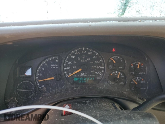 2002 GMC Yukon SLT with VIN 1GKEK13Z52J275719, listed as a Copart auction lot 50007305 with 156,669 mi miles and Salvage Title. Bid and sale history available at carsss.com. Image 9.