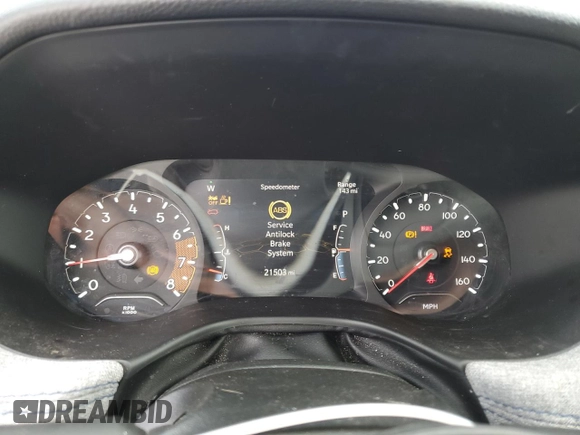 2023 Jeep Compass Latitude with VIN 3C4NJDBN0PT551447, listed as a Copart auction lot 47963485 with 21,503 mi miles and Clean Title. Bid and sale history available at DreamBid. Image 9.