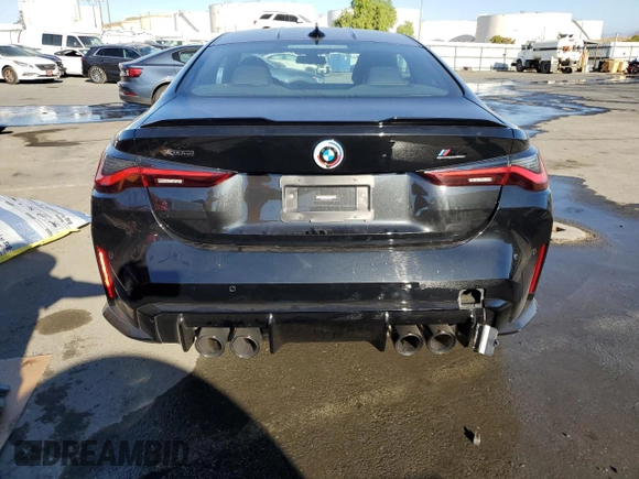 2023 BMW M4 Competition xDrive with VIN WBS43AZ05PCL63204, listed as a Copart auction lot 64324373 with 7,700 mi miles. Bid and sale history available at carsss.com. Image 6.