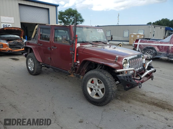 2008 Jeep Wrangler Unlimited X with VIN 1J8GA39108L502356, listed as a Copart auction lot 66272015 with 145,302 mi miles and Clean title. Bid and sale history available at DreamBid. Image 4.