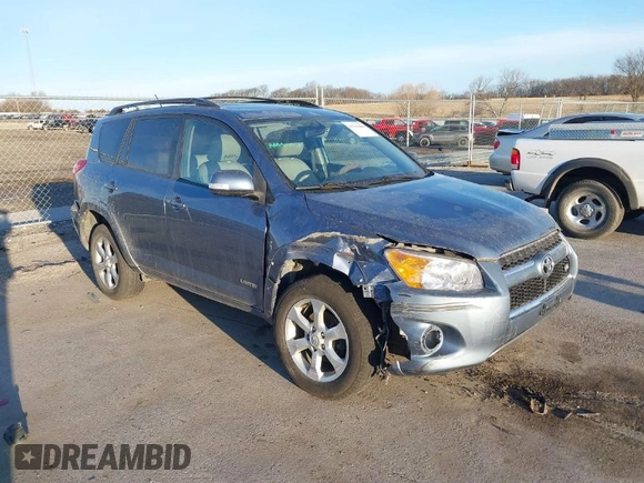 2010 Toyota RAV4 Ltd with VIN JTMDK4DV5AD012826, listed as a IAAI auction lot 41763488 with 180,825 mi miles. Bid and sale history available at carsss.com. Image 1.