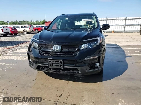 2021 Honda Pilot Special Edition with VIN 5FNYF6H21MB024227, listed as a Copart auction lot 58386055 with 27,371 mi miles and Salvage title. Bid and sale history available at DreamBid. Image 14.