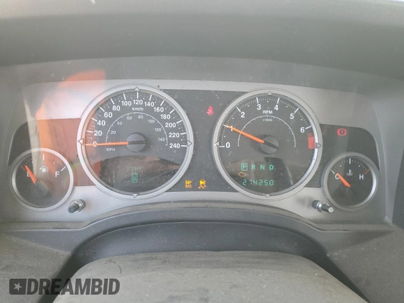 2007 Jeep Patriot Limited with VIN 1J8FF48W07D383667, listed as a Copart auction lot 62995905 with 274,250 mi miles and Salvage title. Bid and sale history available at DreamBid. Image 9.