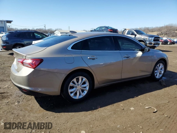 2022 Chevrolet Malibu LT with VIN 1G1ZD5ST5NF114363, listed as a Copart auction lot 49613365 with 55,432 mi miles and Salvage Title. Bid and sale history available at DreamBid. Image 3.