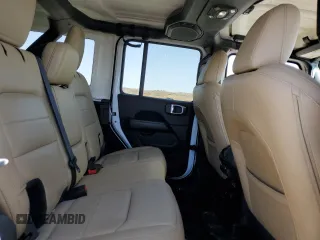 2018 Jeep Wrangler Unlimited Sahara with VIN 1C4HJXEG6JW112198, listed as a Copart auction lot 63412775 with 34,853 mi miles and Salvage title. Bid and sale history available at DreamBid. Image 10.