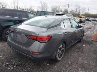2020 Nissan Sentra SV with VIN 3N1AB8CV7LY282929, listed as a IAAI auction lot 41580658 with 24,397 mi miles. Bid and sale history available at carsss.com. Image 4.