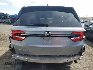 2022 Honda Odyssey EX-L with VIN 5FNRL6H78NB030228, listed as a Copart auction lot 52140365 with 40,607 mi miles and Salvage Title. Bid and sale history available at DreamBid. Image 6.