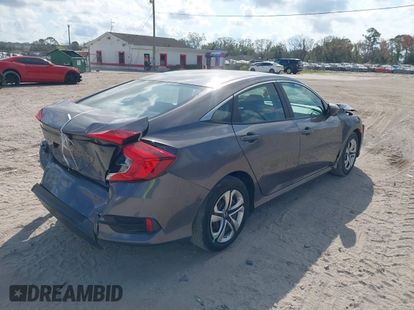 2017 Honda Civic LX with VIN 19XFC2F51HE036153, listed as a IAAI auction lot 41546498 with 78,726 mi miles and . Bid and sale history available at DreamBid. Image 4.