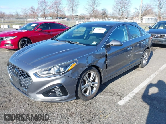 2018 Hyundai Sonata SEL with VIN 5NPE34AFXJH718120, listed as a IAAI auction lot 41847879 with 84,408 mi miles and . Bid and sale history available at carsss.com. Image 17.