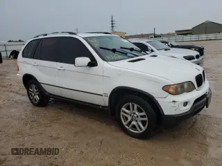 2006 BMW X5 3.0i with VIN 5UXFA13596LY47528, listed as a Copart auction lot 63706584 with 127,405 mi miles and Salvage Title. Bid and sale history available at carsss.com. Image 4.