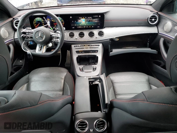 2022 Mercedes-Benz E 53 AMG with VIN W1KZF6BB1NB030505, listed as a Copart auction lot 52045715 with 30,649 mi miles and Salvage Title. Bid and sale history available at DreamBid. Image 8.