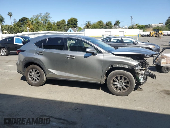 2019 Lexus NX 300h with VIN JTJBJRBZ8K2105802, listed as a Copart auction lot 55823315 with 72,726 mi miles and Salvage title. Bid and sale history available at DreamBid. Image 4.