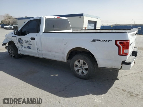 2016 Ford F-150 XL with VIN 1FTMF1CF4GKD54074, listed as a Copart auction lot 47224205 with 97,379 mi miles and Salvage Title. Bid and sale history available at carsss.com. Image 2.