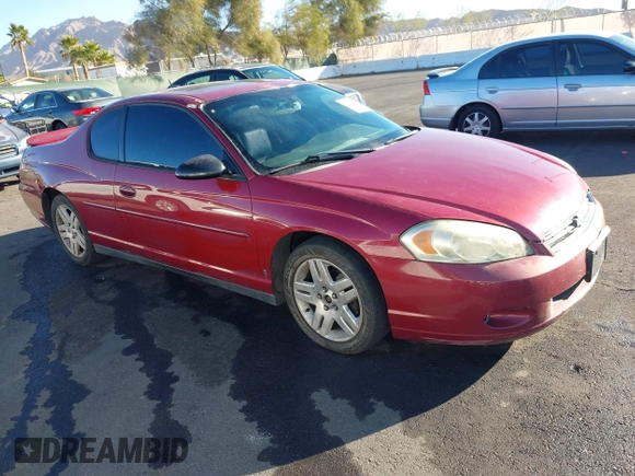 2006 Chevrolet Monte Carlo LT 3.9L with VIN 2G1WK151869228752, listed as a IAAI auction lot 41637812 with 214,326 mi miles. Bid and sale history available at carsss.com. Image 1.