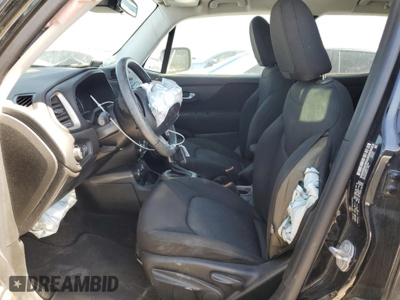 2017 Jeep Renegade Latitude with VIN ZACCJBBB8HPG57686, listed as a Copart auction lot 53922045 with 63,907 mi miles and Salvage title. Bid and sale history available at DreamBid. Image 7.