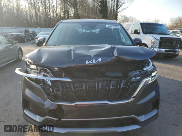 2023 Kia Carnival LX with VIN KNDNB4H39P6278991, listed as a Copart auction lot 84914294 with 25,101 mi miles and Salvage Title. Bid and sale history available at carsss.com. Image 5.