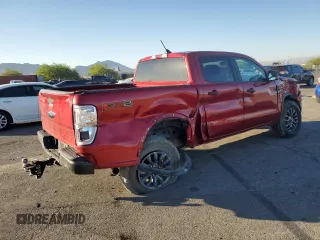 2021 Ford Ranger XL with VIN 1FTER4EH5MLD23952, listed as a Copart auction lot 73545974 with 44,713 mi miles and Salvage Title. Bid and sale history available at carsss.com. Image 3.