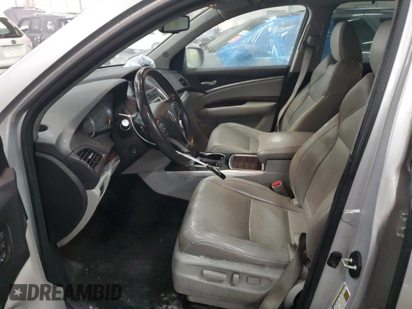 2015 Acura MDX Advance/Entertainment Pkg with VIN 5FRYD4H83FB025959, listed as a Copart auction lot 44531155 with 168,378 mi miles and Salvage Title. Bid and sale history available at carsss.com. Image 7.