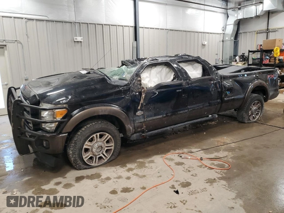 2016 Ford F-350 Platinum with VIN 1FT8W3BT8GEA27437, listed as a Copart auction lot 85466774 with Not Provided miles and Salvage Title. Bid and sale history available at DreamBid. Image 1.