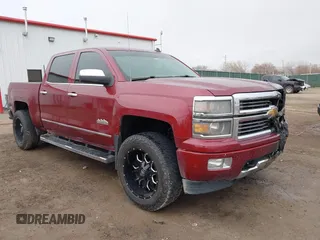 2014 Chevrolet Silverado 1500 High Country with VIN 3GCUKTEC7EG412306, listed as a IAAI auction lot 41721027 with 256,888 mi miles. Bid and sale history available at carsss.com. Image 1.