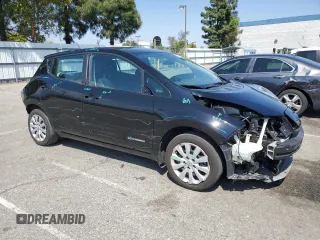 2016 Nissan LEAF S with VIN 1N4AZ0CP5GC308380, listed as a Copart auction lot 54706785 with 103,930 mi miles and Salvage Title. Bid and sale history available at carsss.com. Image 4.
