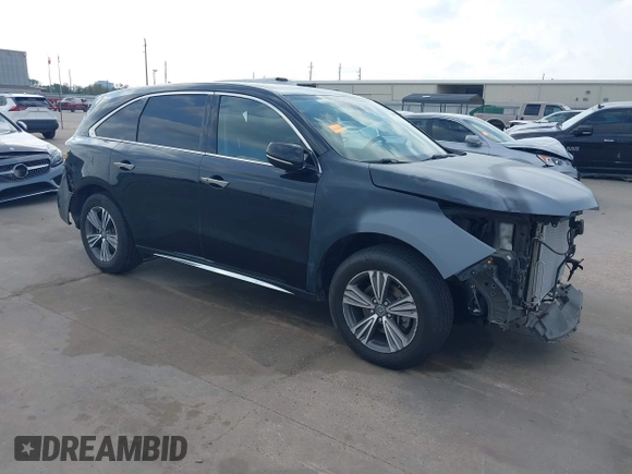 2019 Acura MDX with VIN 5J8YD4H33KL005886, listed as a IAAI auction lot 40896098 with 153,512 mi miles. Bid and sale history available at carsss.com. Image 1.