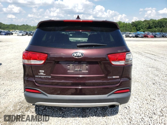 2016 Kia Sorento EX z VIN 5XYPH4A16GG032817, wystawiony jako Copart lot #61597135 z przebiegiem 90 911 mil mil oraz Szkoda całkowita • Salvage title. Historia ofert i sprzedaży dostępna na DreamBid. Obrazek 6.