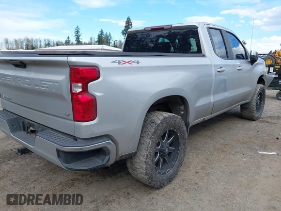 2020 Chevrolet Silverado 1500 LT with VIN 1GCRYDEDXLZ164567, listed as a IAAI auction lot 41900655 with 66,722 mi miles. Bid and sale history available at carsss.com. Image 4.