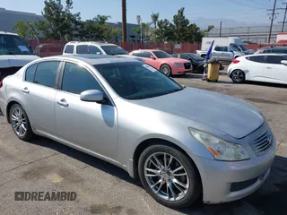 2007 Infiniti G35 Sedan Journey with VIN JNKBV61E87M727668, listed as a IAAI auction lot 41969548 with 138,821 mi miles. Bid and sale history available at carsss.com. Image 1.