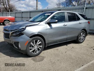 2024 Chevrolet Equinox LT with VIN 3GNAXKEG0RS163150, listed as a Copart auction lot 50469285 with 37,849 mi miles and Salvage Title. Bid and sale history available at carsss.com. Image 1.