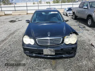 2007 Mercedes-Benz C 230 Sport with VIN WDBRF52H27F922930, listed as a Copart auction lot 51759245 with 129,286 mi miles and Salvage Title. Bid and sale history available at DreamBid. Image 5.