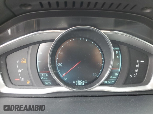 2014 Volvo S60 T5 with VIN YV1612FS6E2281223, listed as a Copart auction lot 42648005 with 71,004 mi miles and Salvage Title. Bid and sale history available at carsss.com. Image 9.