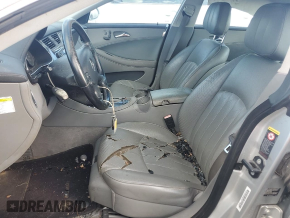 2007 Mercedes-Benz CLS-Class 5.5L with VIN WDDDJ72X87A086024, listed as a Copart auction lot 65056704 with 0 mi miles and Salvage Title. Bid and sale history available at carsss.com. Image 7.