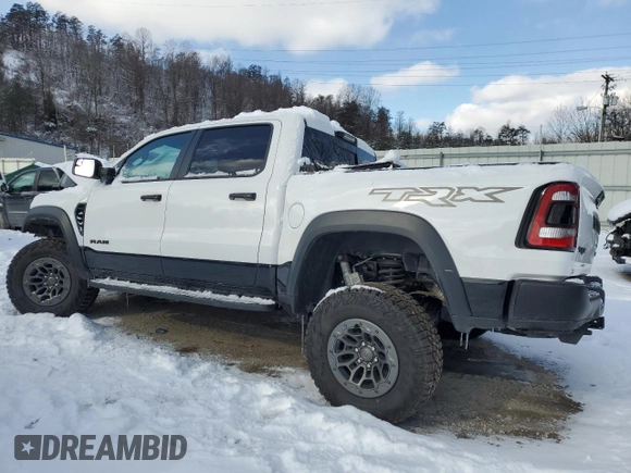 2024 Ram 1500 TRX with VIN 1C6SRFU97RN201735, listed as a Copart auction lot 41568435 with 6,378 mi miles and Salvage Title. Bid and sale history available at carsss.com. Image 2.