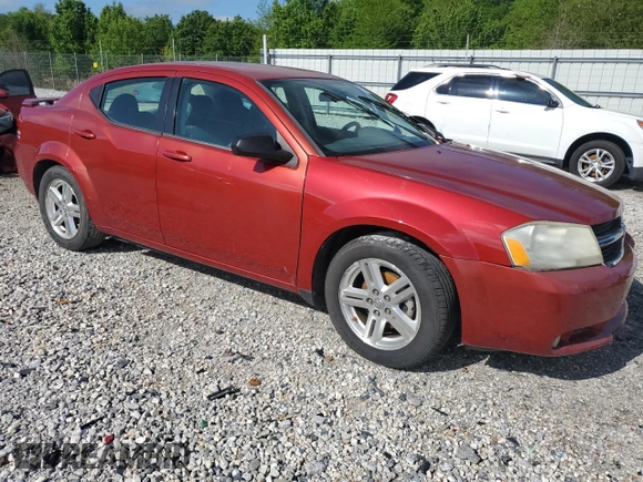 2008 Dodge Avenger SXT with VIN 1B3LC56KX8N299636, listed as a Copart auction lot 53743195 with 116,924 mi miles and Salvage Title. Bid and sale history available at DreamBid. Image 4.
