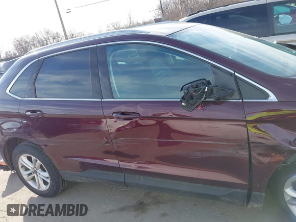 2020 Ford Edge SEL with VIN 2FMPK4J98LBB60655, listed as a IAAI auction lot 41821501 with 41,624 mi miles. Bid and sale history available at carsss.com. Image 14.