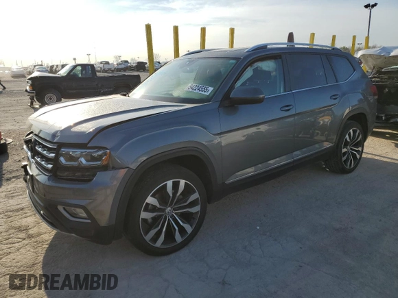 2020 Volkswagen Atlas SEL z VIN 1V2MR2CA6LC505095, wystawiony jako Copart lot #54224555 z przebiegiem 65 529 mil mil oraz Szkoda całkowita • Salvage title. Historia ofert i sprzedaży dostępna na DreamBid. Obrazek 1.