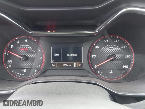 2022 Chevrolet TrailBlazer RS with VIN KL79MTSL3NB118959, listed as a IAAI auction lot 42148245 with 18,874 mi miles. Bid and sale history available at carsss.com. Image 7.