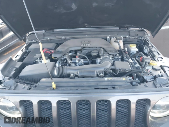 2021 Jeep Wrangler Unlimited Sport S z VIN 1C4HJXDG7MW583315, wystawiony jako IAAI lot #41827899 z przebiegiem 25 264 mil mil oraz . Historia ofert i sprzedaży dostępna na DreamBid. Obrazek 10.