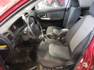 2008 Kia Spectra EX with VIN KNAFE121985020976, listed as a Copart auction lot 52587494 with 82,375 mi miles and Salvage Title. Bid and sale history available at carsss.com. Image 7.
