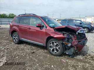2015 Subaru Forester XT Touring with VIN JF2SJGWC8FH466237, listed as a Copart auction lot 60510055 with 58,513 mi miles and Salvage title. Bid and sale history available at DreamBid. Image 4.