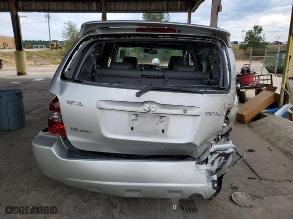 2006 Toyota Highlander w/3rd Row with VIN JTEEP21A460165588, listed as a Copart auction lot 73580894 with 315,197 mi miles and Salvage Title. Bid and sale history available at carsss.com. Image 6.
