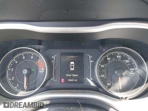 2016 Jeep Cherokee Latitude with VIN 1C4PJMCS3GW251912, listed as a IAAI auction lot 39753032 with 59,401 mi miles. Bid and sale history available at carsss.com. Image 7.