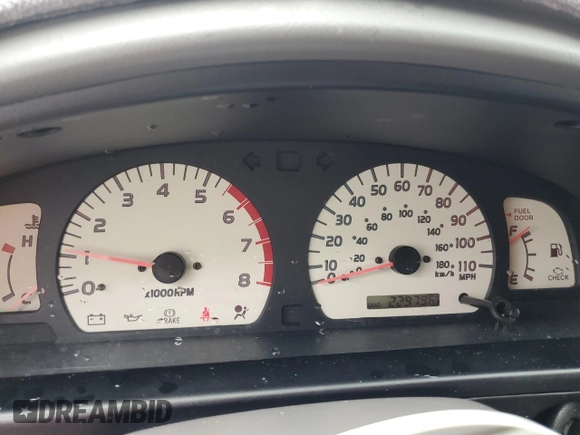 2004 Toyota Tacoma PreRunner with VIN 5TEGM92N54Z358832, listed as a Copart auction lot 59558895 with 229,796 mi miles and Salvage title. Bid and sale history available at DreamBid. Image 9.