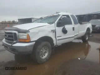 1999 Ford F-250 XL z VIN 1FTNX21F6XEE39118, wystawiony jako Copart lot #59150015 z przebiegiem 343 353 mil mil oraz Nie do naprawy • Non repairable. Historia ofert i sprzedaży dostępna na DreamBid. Obrazek 1.