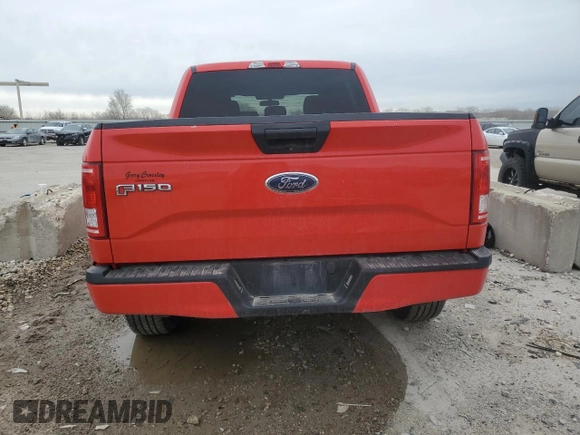 2017 Ford F-150 XL with VIN 1FTEW1EF8HKC90835, listed as a Copart auction lot 50335255 with 353,972 mi miles and Salvage Title. Bid and sale history available at carsss.com. Image 6.