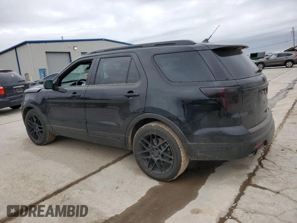 2018 Ford Explorer Sport with VIN 1FM5K8GT3JGB42670, listed as a Copart auction lot 45348975 with 165,119 mi miles and Salvage title. Bid and sale history available at DreamBid. Image 2.